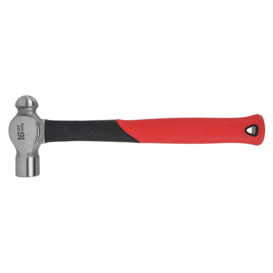 Trojan 16oz Fibreglass Ball Pein Hammer - 450g - Durable Steel Head - Auzzistore