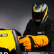 Bossweld Flare Welding Helmet - Variable Shade 4-8 / 9-13 - 100 x 60mm Viewing Area - Lightweight and Durable