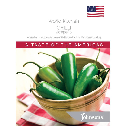 Johnsons Chilli Jalapeno Seeds - 30 Seeds - Super Hot - Intense Flavor - Auzzistore