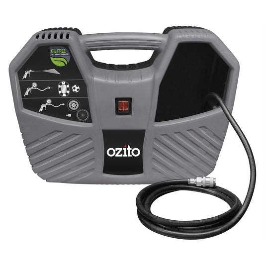 Ozito 1100W Inflate It Compressor Kit - 180 L/min - Oil Free - Portable – view 2