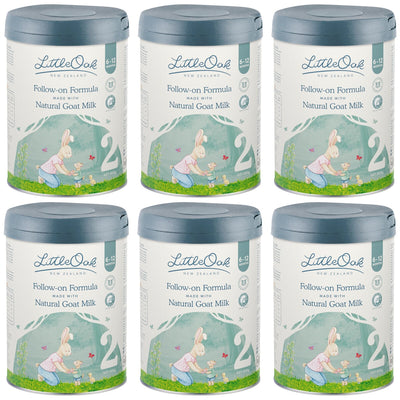 LittleOak Natural Goat Milk Follow-On Formula Stage 2 6 x 800g