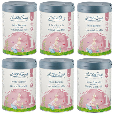 LittleOak Natural Goat Milk Infant Formula Stage 1 6 x 800g