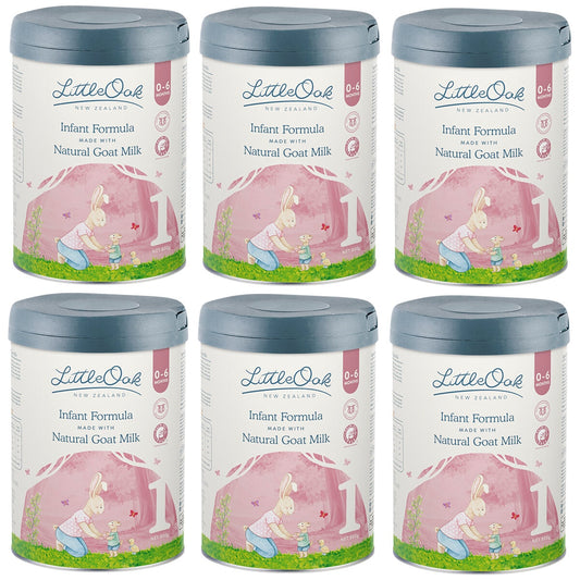 LittleOak Natural Goat Milk Infant Formula Stage 1 6 x 800g