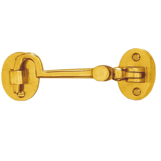 Delf Cabin Hook 100mm Polished Brass Solid Brass Durable Design