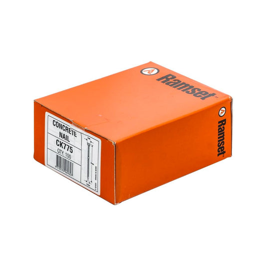 Ramset Concrete Nail - 4.2mm x 75mm - Carbon Steel - Striated - 100 Pack - Auzzistore