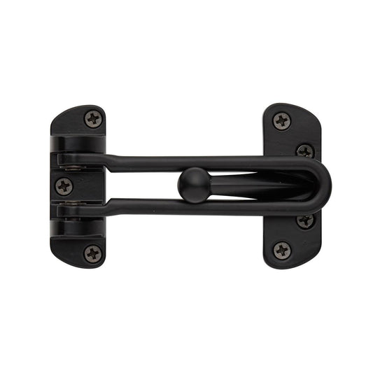 Delf Architectural Door Guard - 60mm x 110mm - Solid Brass - Matte Black - Auzzistore