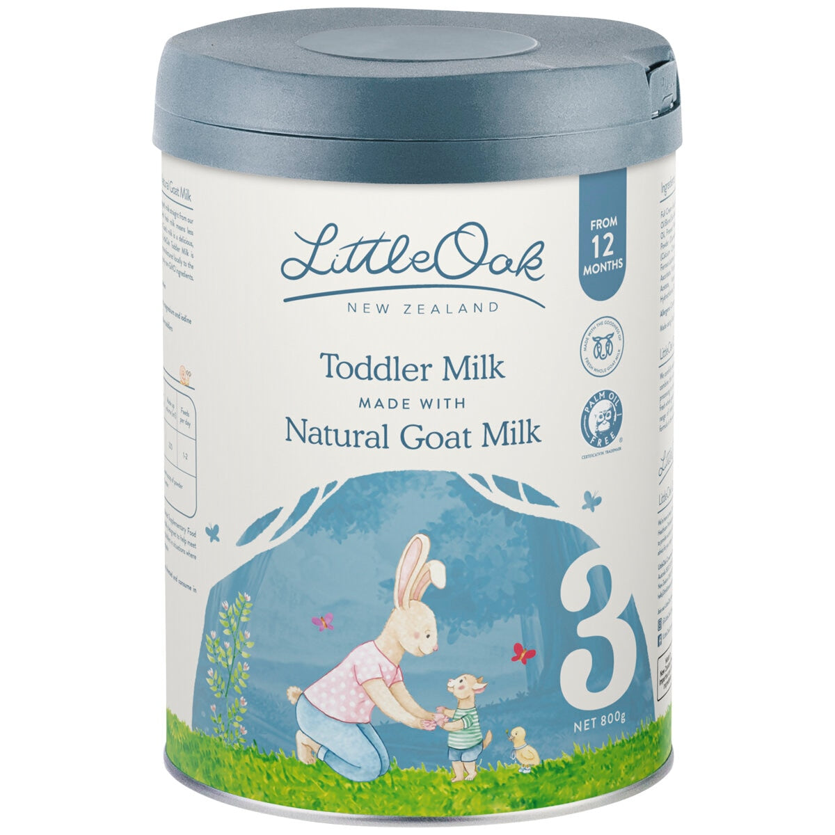 LittleOak Natural Goat Milk Toddler Milk Stage 3, 6 x 800g