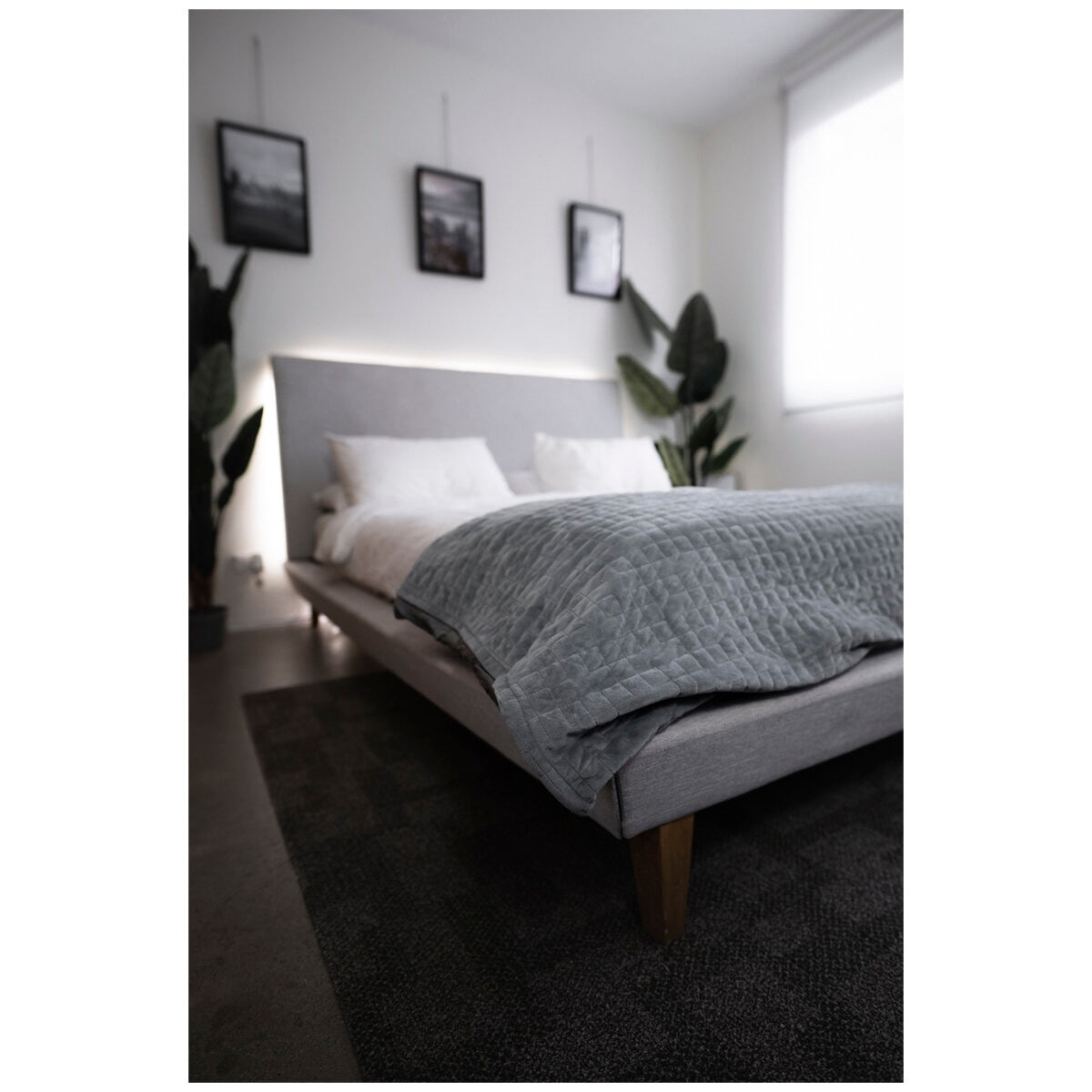 Therapy King Blanket with Cover 10kg Space Gray