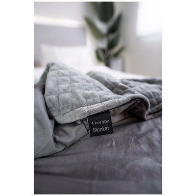 Therapy King Blanket with Cover 10kg Space Gray