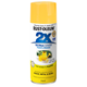 Rust-Oleum 2X Ultra Cover Gloss Spray Paint 340g Sun Yellow Durable Finish