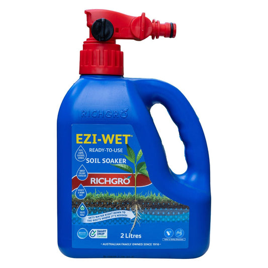 Richgro Ezi Wet Hose Soil Soaker - 2L Liquid Wetting Agent - 150m² Coverage