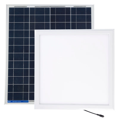 Illume 400mm Square Flush Mount Skylight Alternative - Aluminium - No Heat Transfer