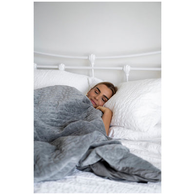 Therapy 5kg Adult Weighted Blanket with Cover Space Grey