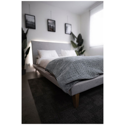 Therapy 5kg Adult Weighted Blanket with Cover Space Grey