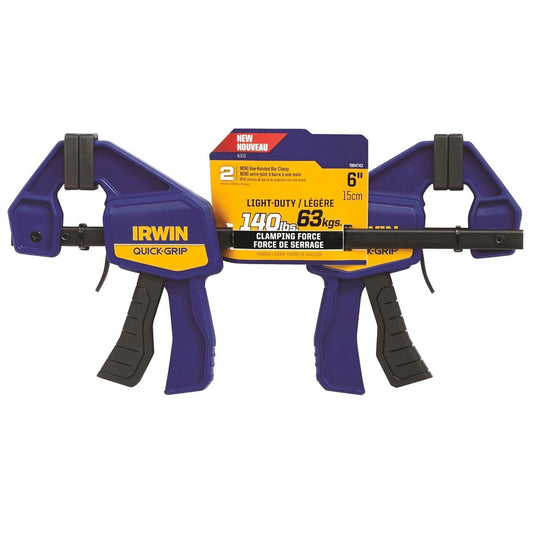 Irwin Quick Grip Mini Clamp Set - 150mm Steel - Lightweight - Strong
