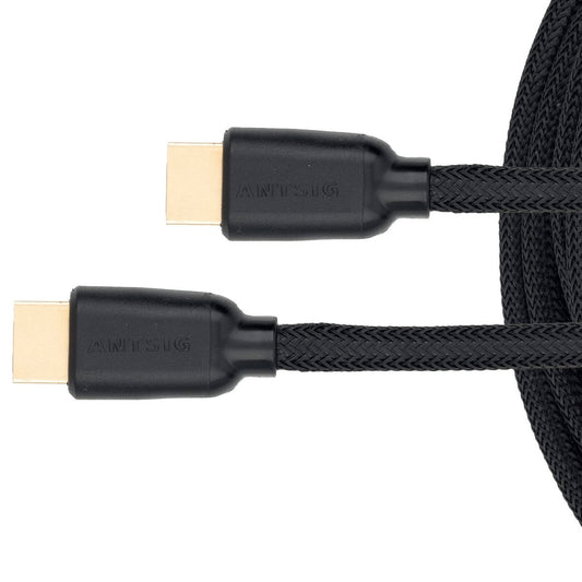 Antsig 10m HDMI Braided Cable - 4K 60Hz - Durable - Gold Plated