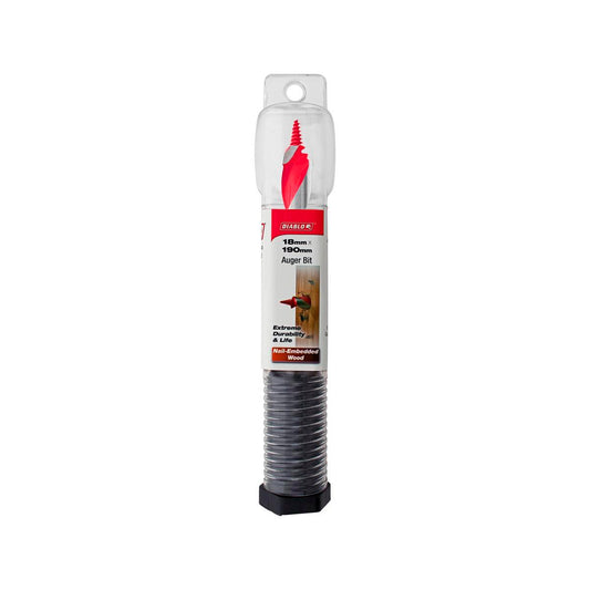 Diablo Auger Bit 18mm x 190mm - Self-Feeding Dura-Tip™ for Wood - Auzzistore
