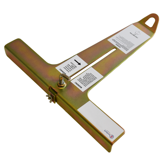Bailey Fall Protection Edge Anchor - 410mm x 25mm x 500mm - Steel - Temporary Use