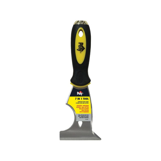 Poly 7 in 1 Paint Tool - 75mm - Stainless Steel - Scraping and Filling