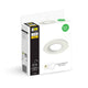 HPM Downlight Conversion Plate 90mm Metal White Easy Install
