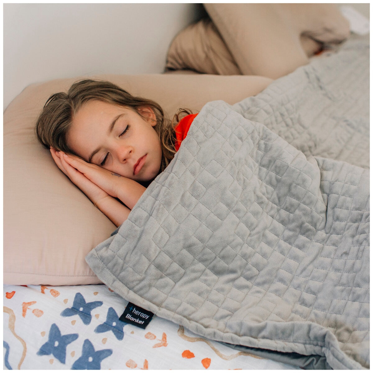 Therapy Child Blanket with Cover - Space Grey 3.2kg