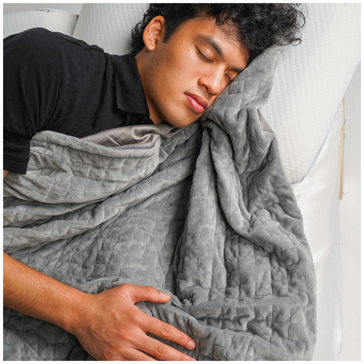 Therapy Child Blanket with Cover - Space Grey 3.2kg