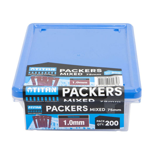 Titan 1 x 75mm Red Window Packers - 200 Piece - High Strength - UV Stable - Auzzistore