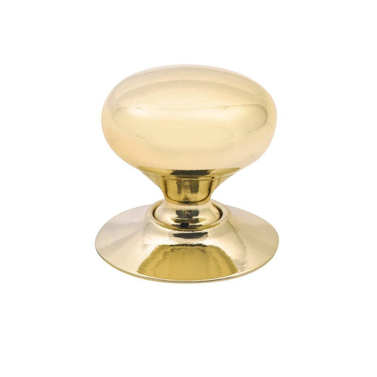 Prestige Mushroom Knob - 32mm - Zinc Alloy - Polished Gold