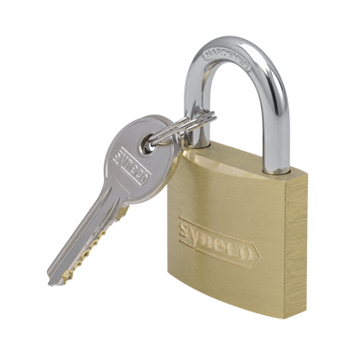 Syneco Brass Padlocks - 40mm - 4 Pack - Keyed Alike