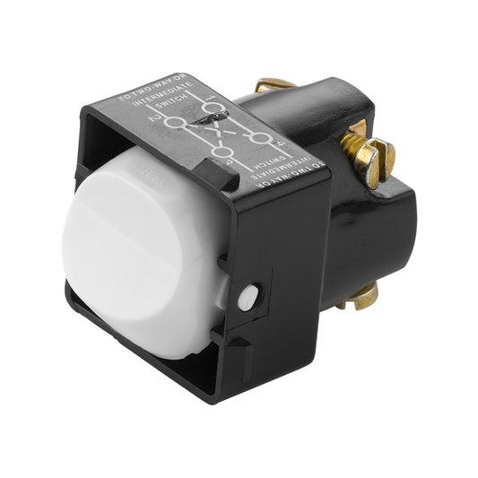 Deta White Intermediate Switch Mechanism 10A Polycarbonate Reliable - Auzzistore
