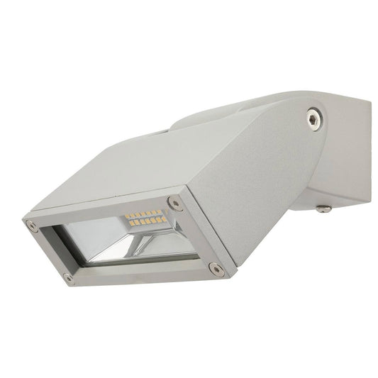 Brilliant 12W Silver LED Nighthawk Flood Light - 750 Lumens - IP44 - Auzzistore