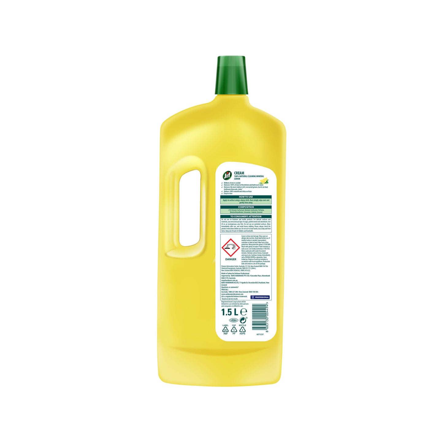 Jif Professional 1.5L Lemon Cream Cleanser