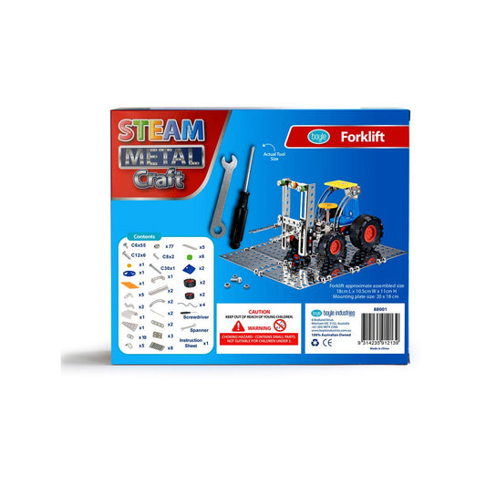 Boyle Metal Craft Kit - 206 Pieces - Forklift - STEAM Project – view 2