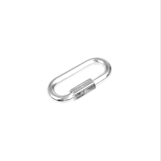 Pinnacle 6mm Zinc Plated Quick Link 2 Pack - Durable Connections - Silver - Auzzistore
