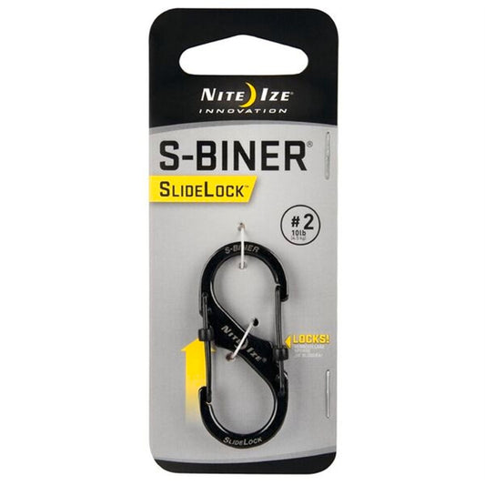 Nite Ize S-Biner Slide Lock 50x22mm Stainless Steel Secure Locking – view 2 - Auzzistore