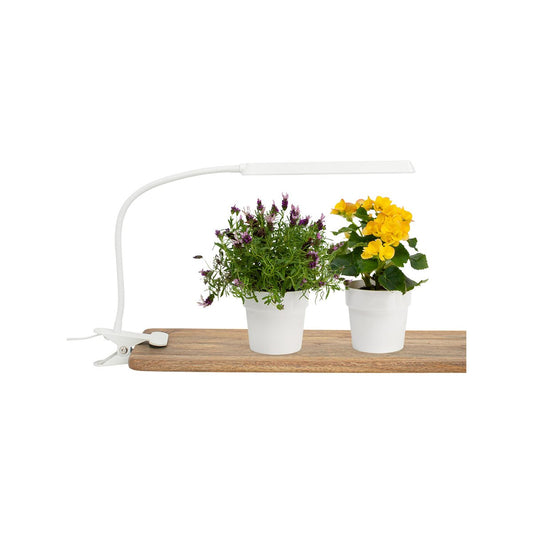 Home Grown Indoor Clip on Grow Light with Timer - 370mm - White - Adjustable Brightness - Compact Design – view 2 - Auzzistore