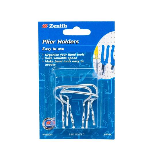Zenith Plier Holders - 3 Pack - Zinc Plated - Heavy Duty Storage