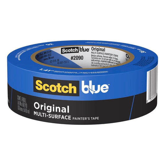 Scotchblue 36mm x 55m Multi Surface Painter's Masking Tape - Clean Removal - UV Resistant - Medium Adhesive - Auzzistore