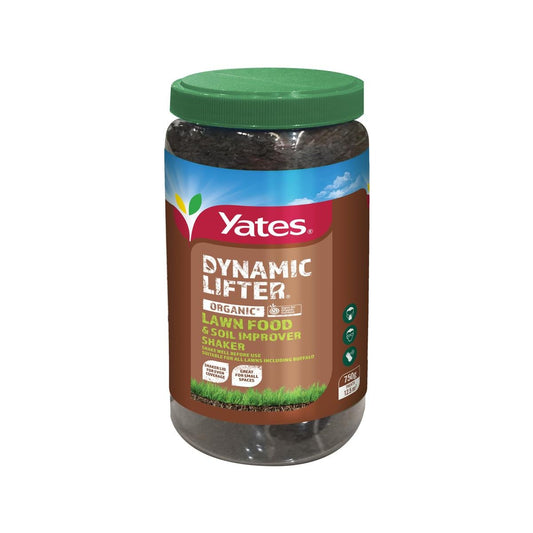 Yates Dynamic Lifter Lawn Food Shaker 750g - Organic Fertiliser for All Lawns - Auzzistore