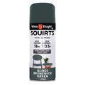 White Knight Squirts Brunswick Green Gloss Spray Paint 310g Durable Finish