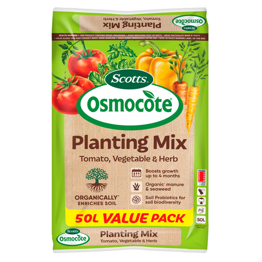 Scotts Osmocote Plus 50L Tomato Vegetable Herb Premium Planting Mix