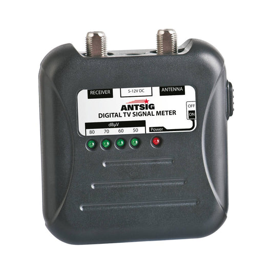 Antsig Digital TV Signal Meter - 1 Pack - 100mm x 700mm x 700mm - Dark Grey