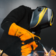 Bossweld Flare Welding Helmet - Variable Shade 4-8 / 9-13 - 100 x 60mm Viewing Area - Lightweight and Durable