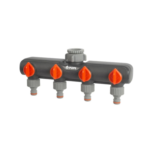 Pope 4 Way Tap Outlet - 4 Snap-On Outlets - 275mm x 140mm x 75mm - Auzzistore