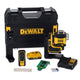 DEWALT 18V XR 3x360 Remote Control Green Beam Laser 350mm x 180mm - Precision Layout Tool