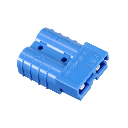Narva 50A Blue Heavy Duty Connector Housing - 1 Blister Pack - Copper Terminals - Impact-Resistant
