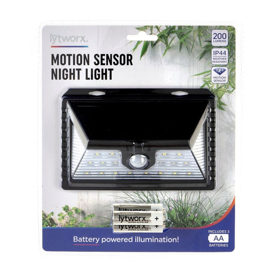 Lytworx Motion Sensor Light - 200 Lumens - Battery Operated - Easy Mount