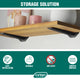 Carinya Floating Shelf Bracket 189x39mm - Black - 50kg Load Capacity