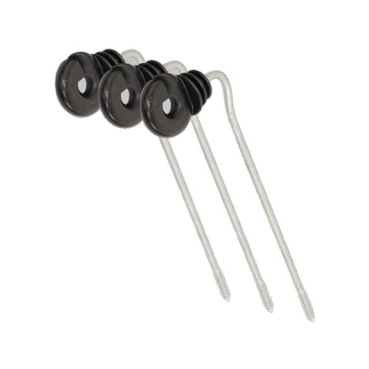 O Briens Electric Fencing Screw in Wood Post Offset 10 Pack - 200mm Distance - Easy Install - Auzzistore