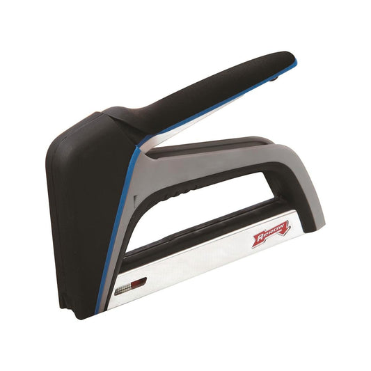 Arrow Tacmate Staple Gun - Ergonomic One-Handed Operation - Black/Grey - 12mm - Auzzistore